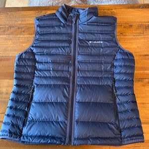 Columbia 650 Down Navy Blue Vest, XL